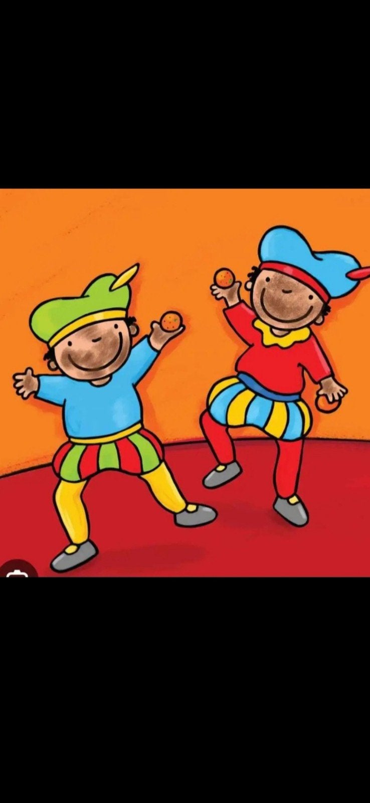 2 leuke pieten op bezoek, Ophalen