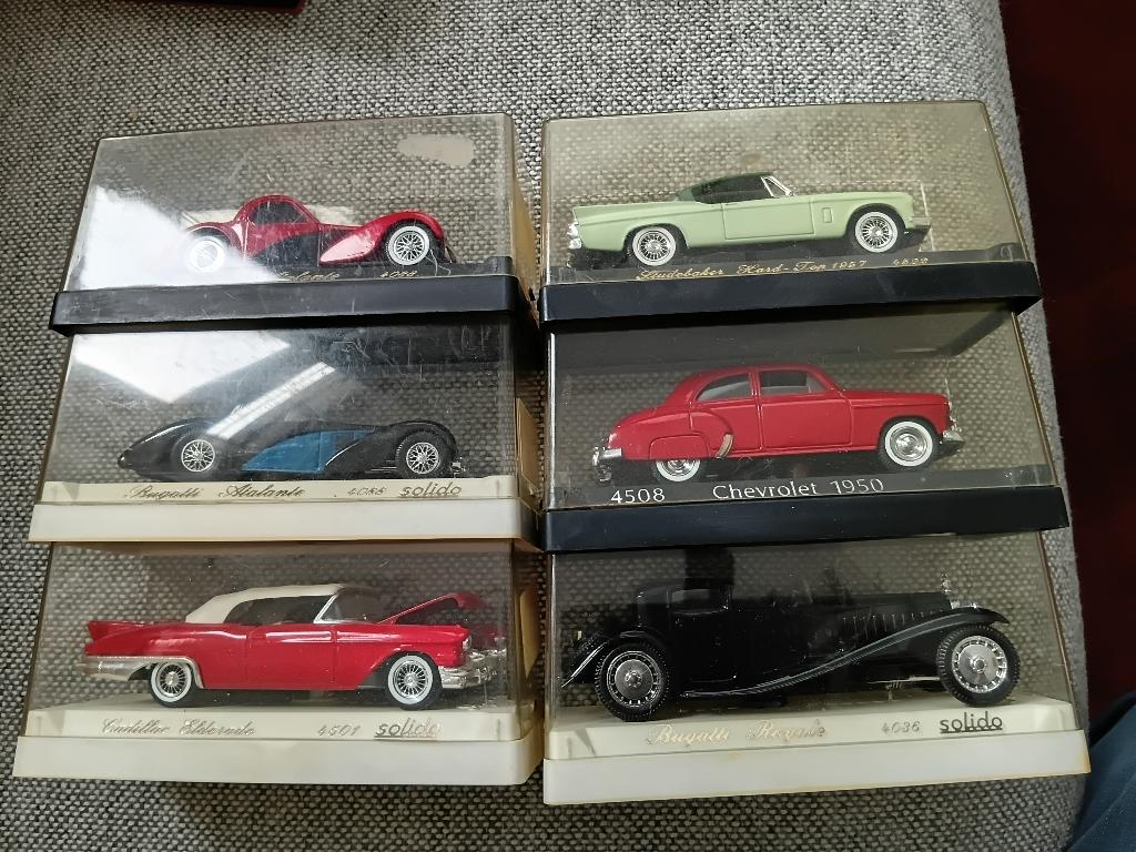 6 maal oude solido made in France, Hobby en Vrije tijd, Modelauto's | 1:43, Ophalen of Verzenden, Zo goed als nieuw, Auto, Solido