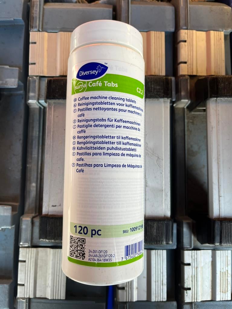 Diversey Suma Café tabs C2.2 reinigingstabs koffiemachine, Ophalen of Verzenden, Zo goed als nieuw