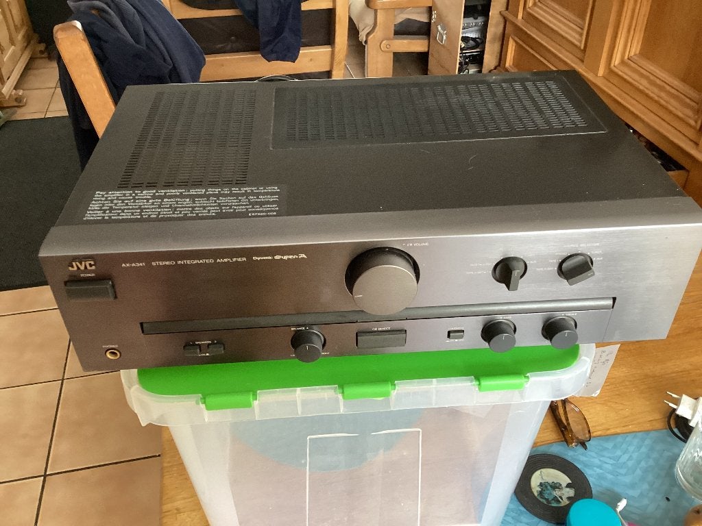 Versterker, Audio, Tv en Foto, JVC, Ophalen of Verzenden, Zo goed als nieuw, 120 watt of meer