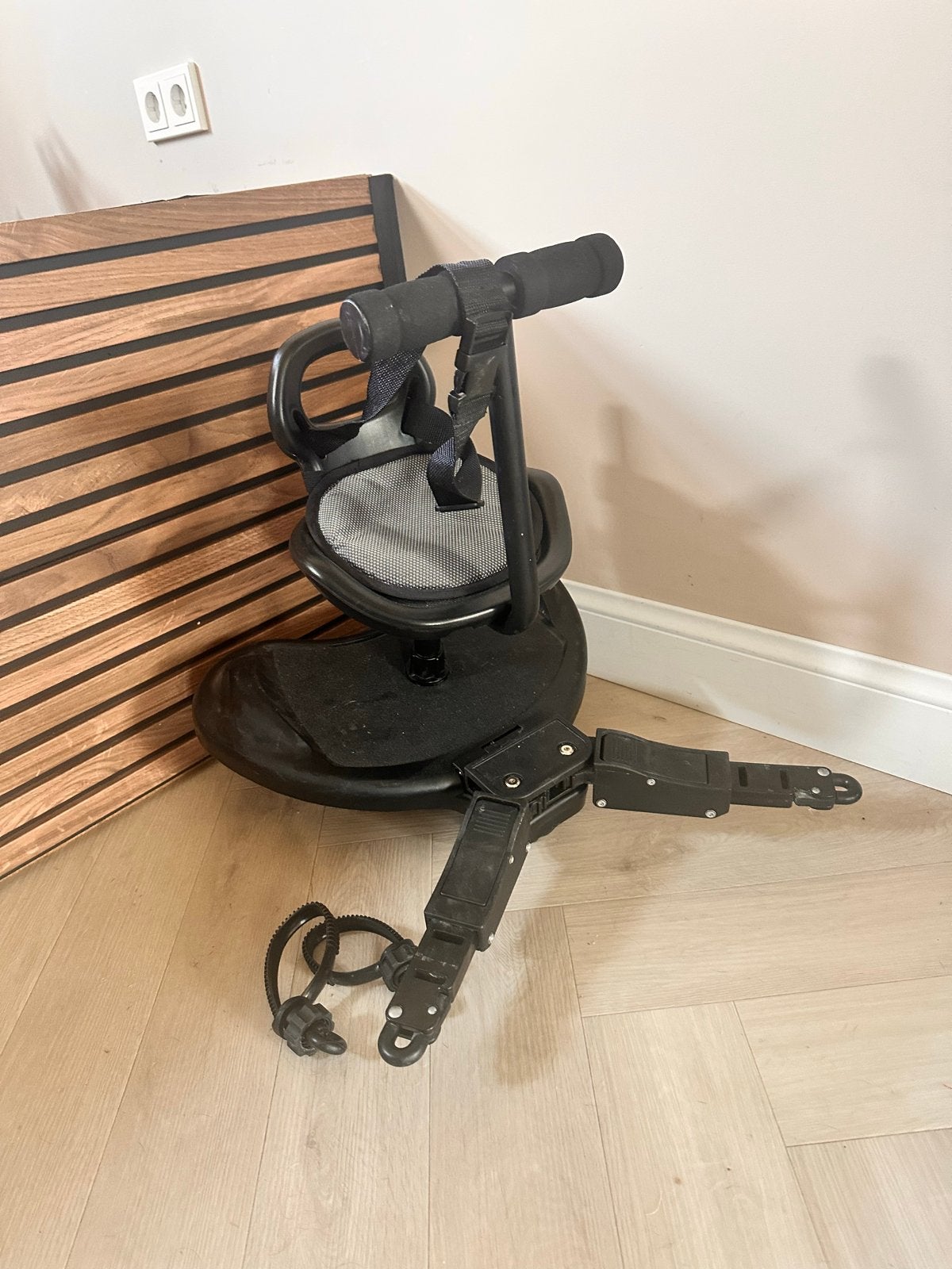 Meerijdplankje met zitje voor kinderwagen, Kinderen en Baby's, Kinderwagens en Combinaties, Ophalen of Verzenden, Gebruikt, Kinderwagen