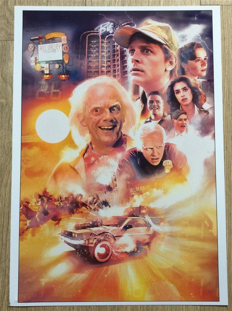 BACK TO THE FUTURE Limited Edition film Poster, Verzenden, Nieuw, Poster
