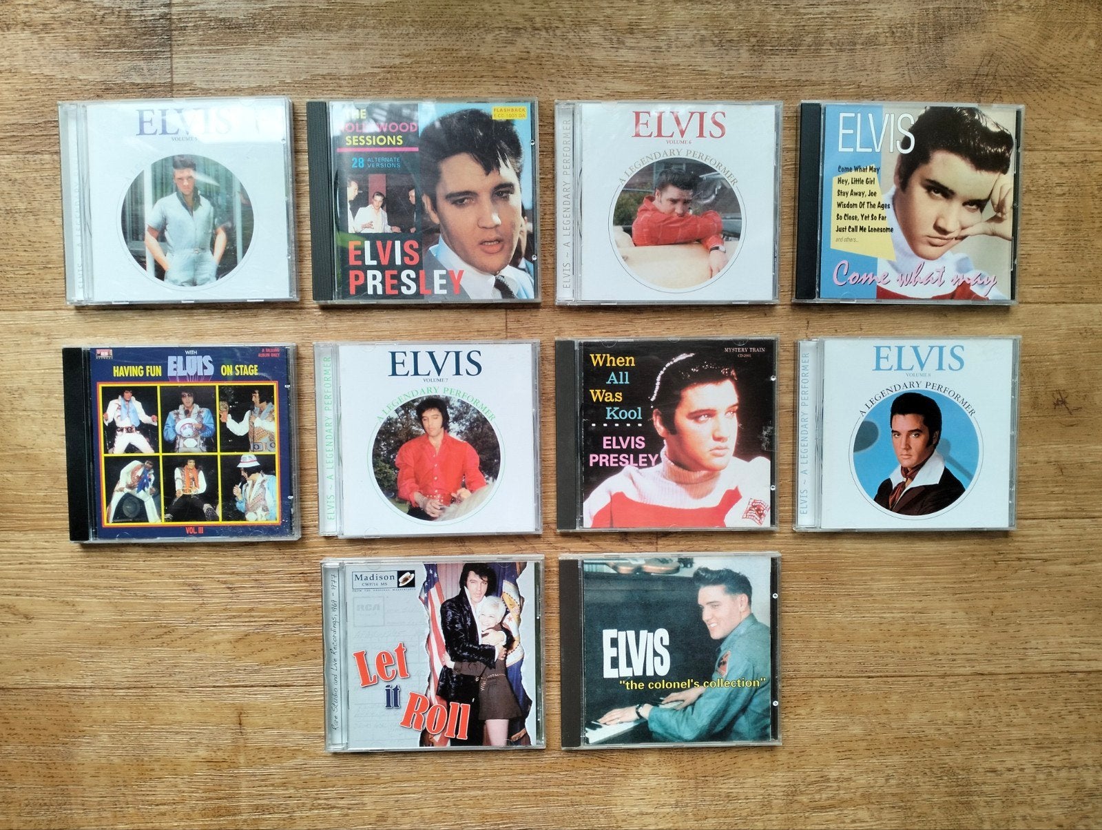 10 x Elvis Presley bootleg cd's, Ophalen of Verzenden, Zo goed als nieuw