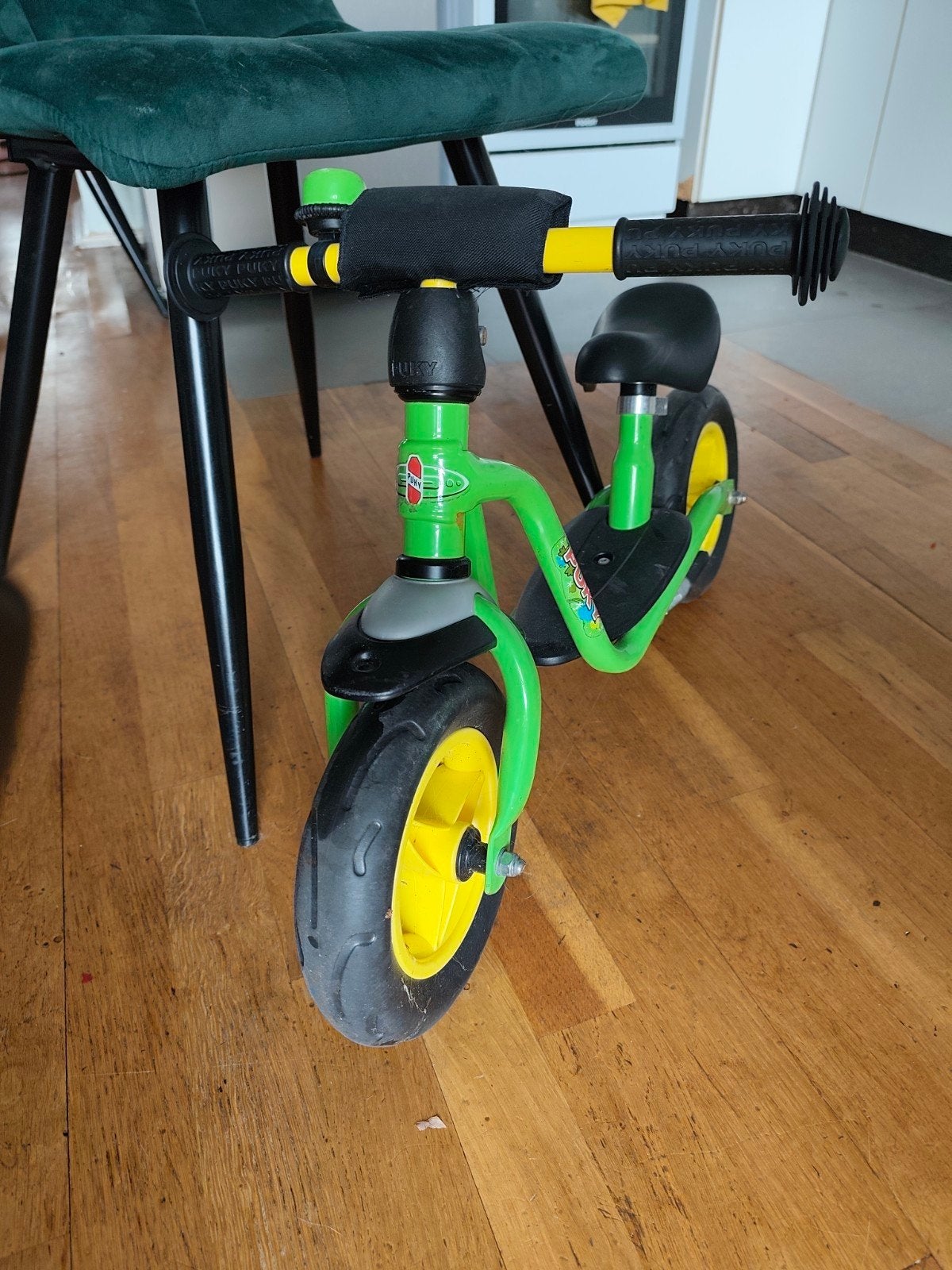 Puky Starter Loopfiets Groen - Groeit mee met je kind!, Ophalen, Zo goed als nieuw, Minder dan 16 inch, Puky