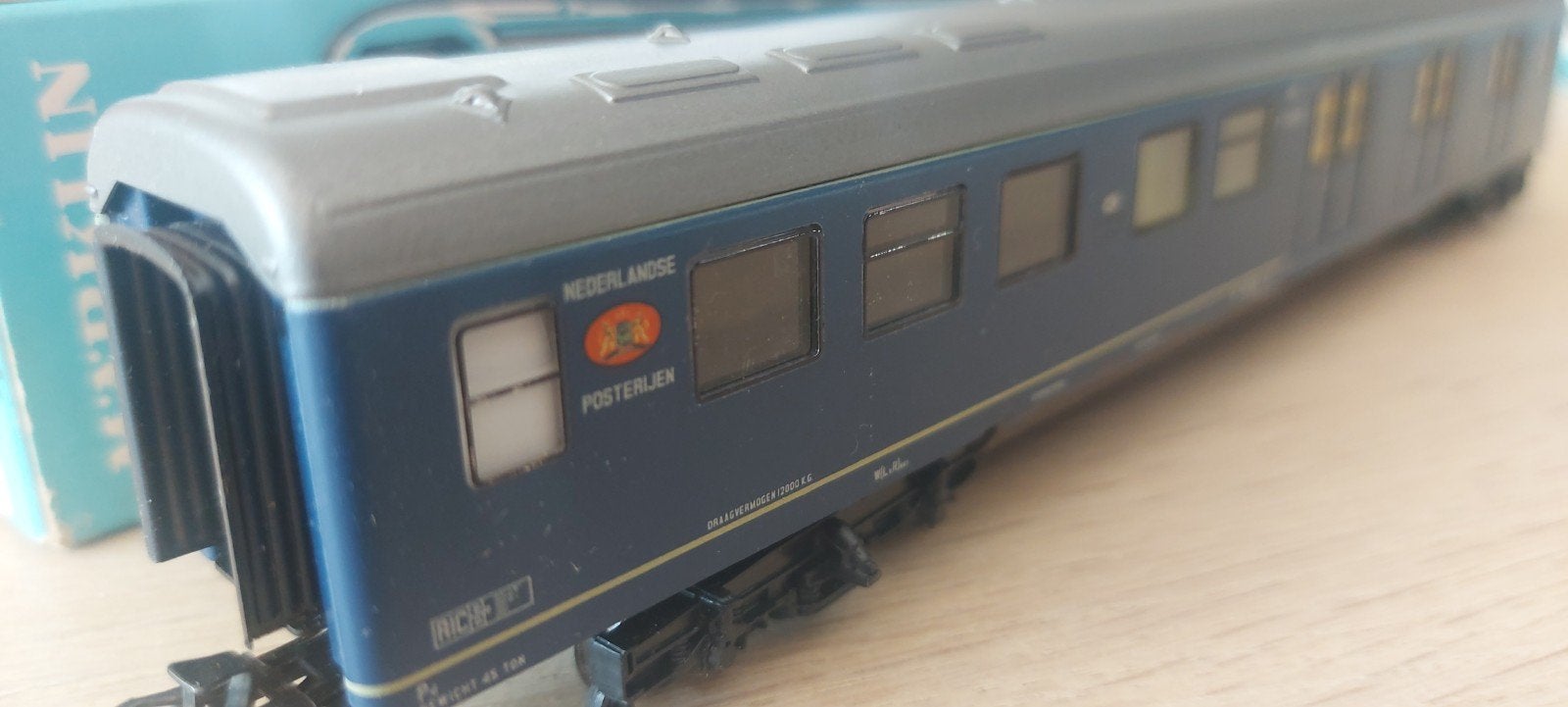 Märklin NS/PTT postrijtuig artnr 4048 in ovp, Wisselstroom, Wagon, Ophalen of Verzenden, Märklin