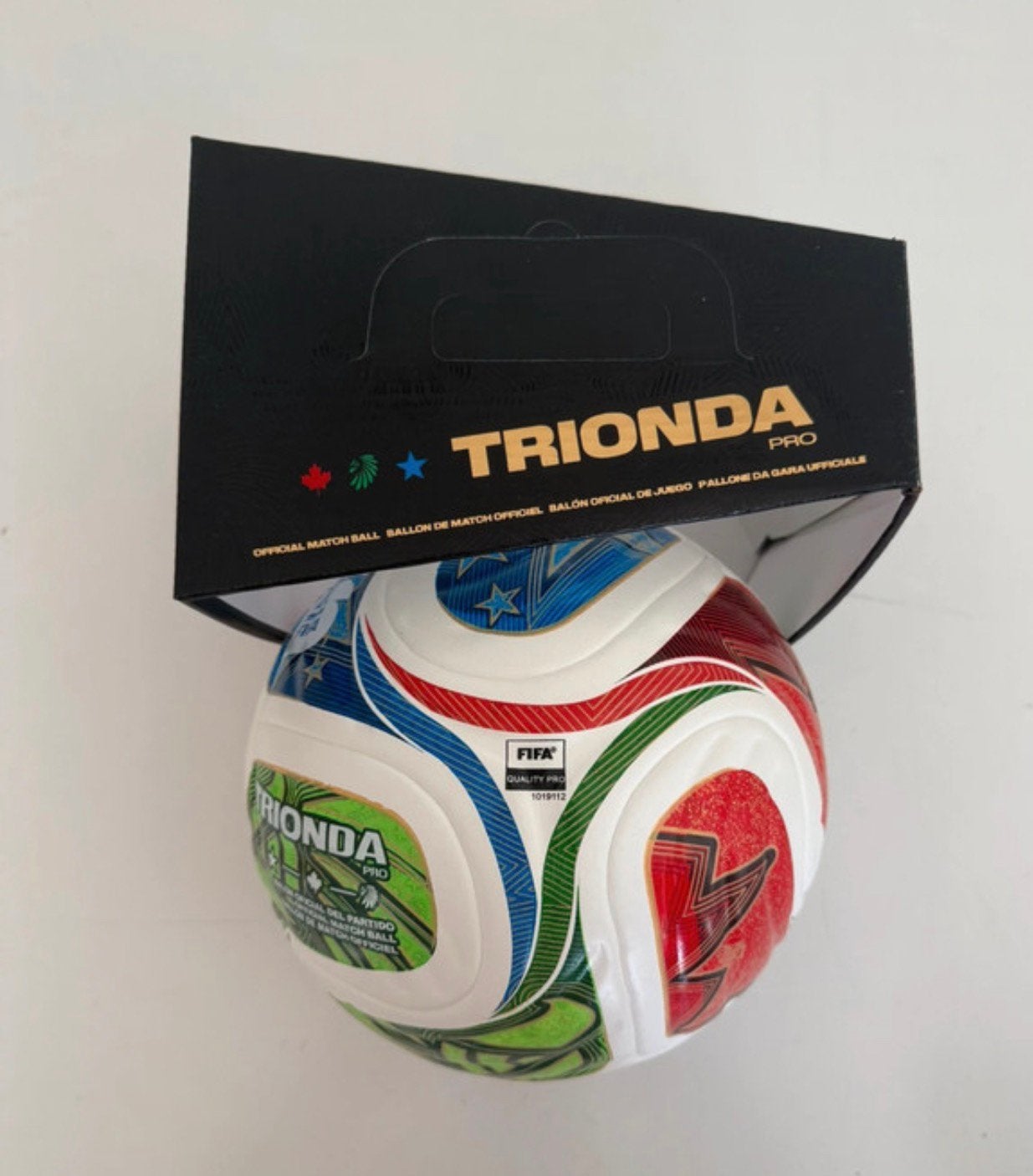 Officiële WK 2026 Matchbal Trionda – Nieuw in Originele Doos, Maat XL, Ophalen of Verzenden, Nieuw, Bal