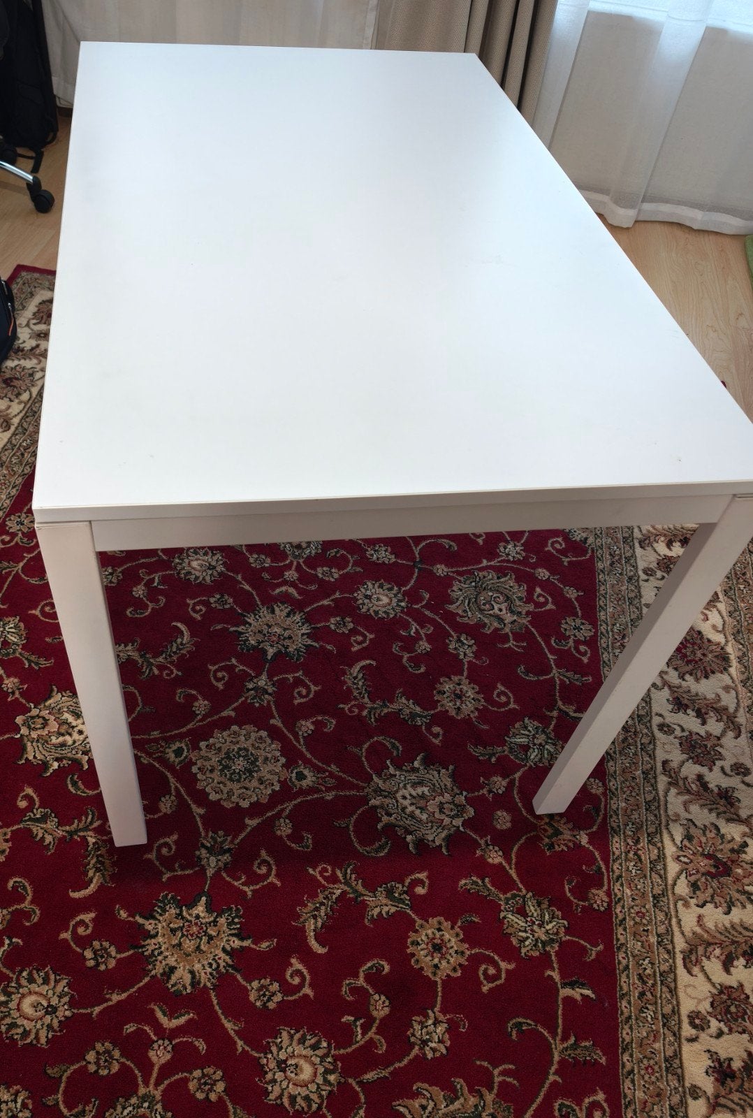IKEA MELLTORP Eettafel - Wit, Zo goed als nieuw, 100 tot 150 cm, Tot twee personen, Zo goed als nieuw, Modern, minimalistisch