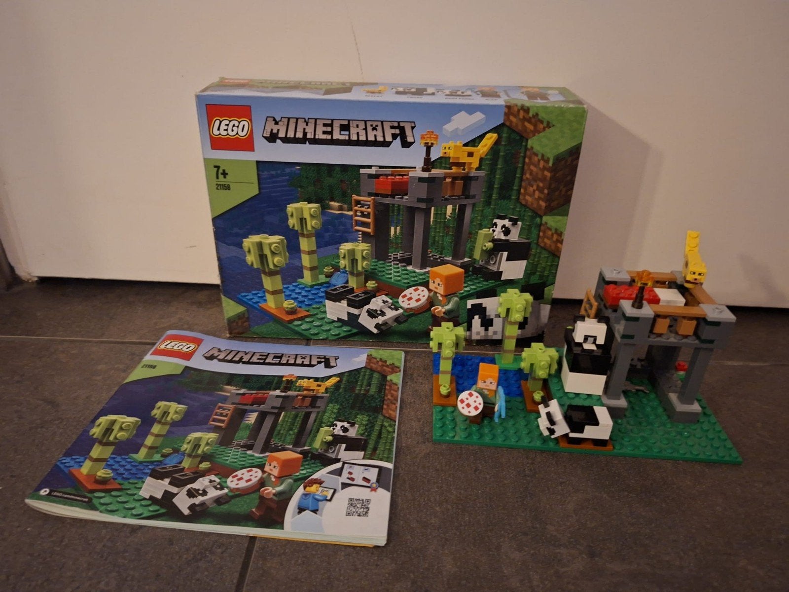 Lego Minecraft 21158 "The Panda Nursery", Minecraft, Lego, Ophalen of Verzenden, Zo goed als nieuw