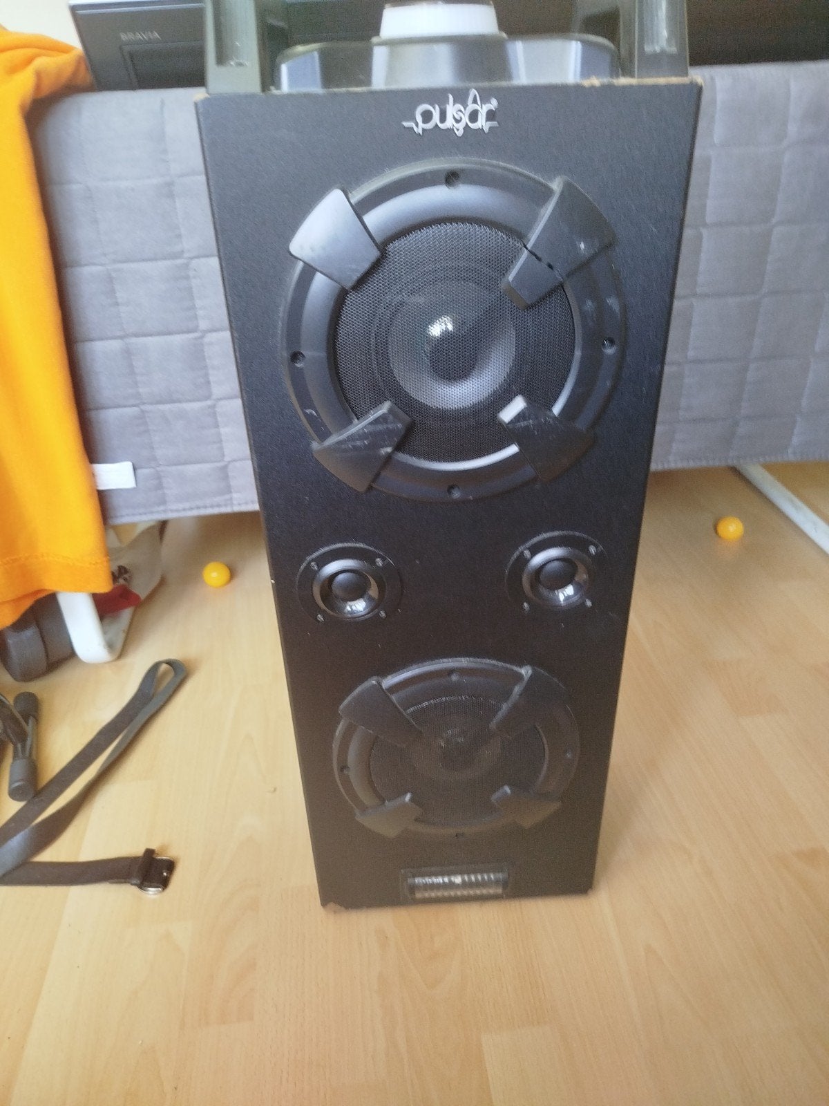 Muziek box, Ophalen, Gebruikt, Luidspreker(s)