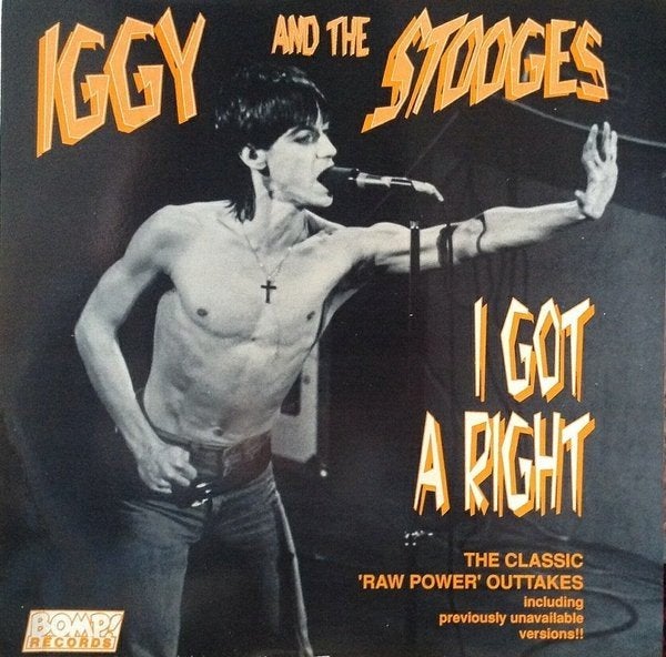 iggy pop and the stooges / i got a right - punk -blauw vinyl, Cd's en Dvd's, Verzenden, Gebruikt, 12 inch