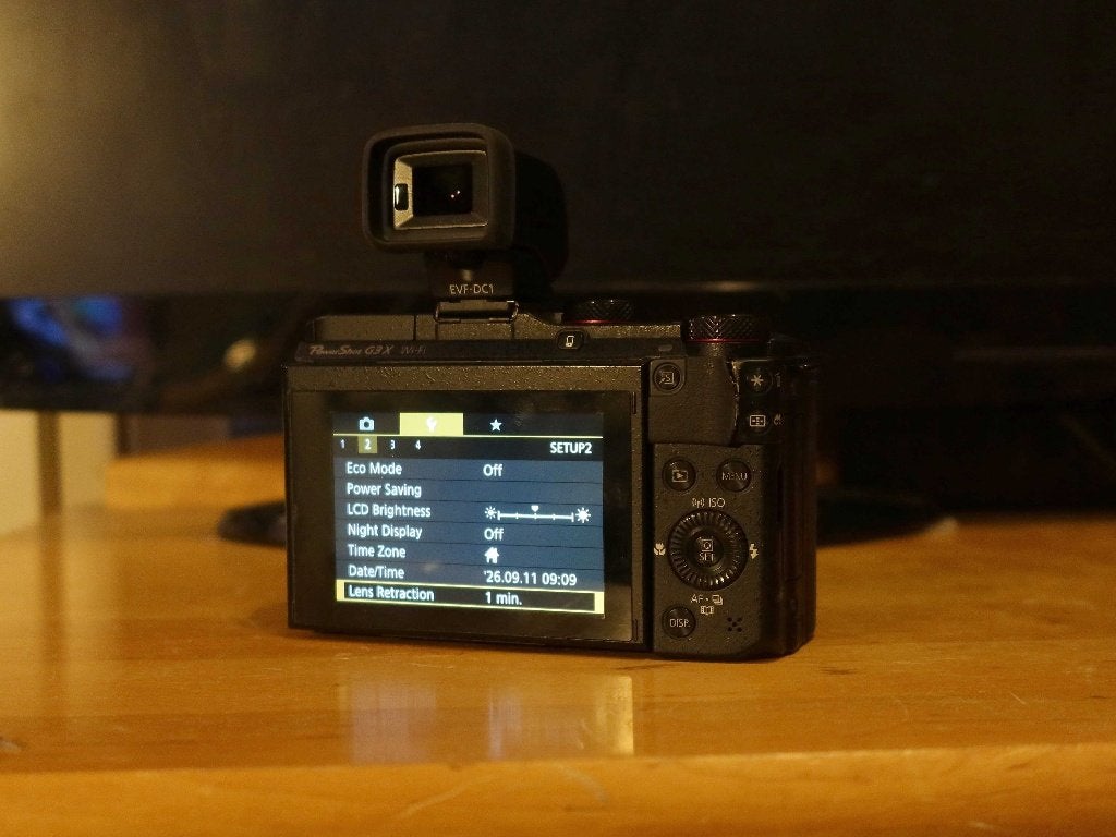 Canon PowerShot G3X inclusief Canon EVF-DC1 viewfinder, Ingebouwde flitser, Gebruikt, Canon, Ophalen of Verzenden