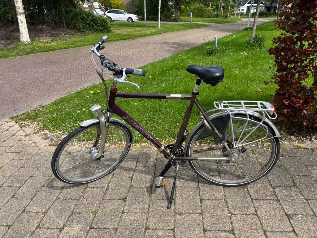 Batavus 61 cm zonder ketting 27 versnellingen., Fietsen en Brommers, Ophalen, Gebruikt, Versnellingen, Batavus
