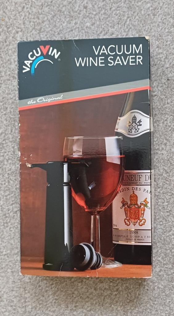 Nieuwe vacuvinset pomp met 2 doppen, Ophalen of Verzenden, Nieuw