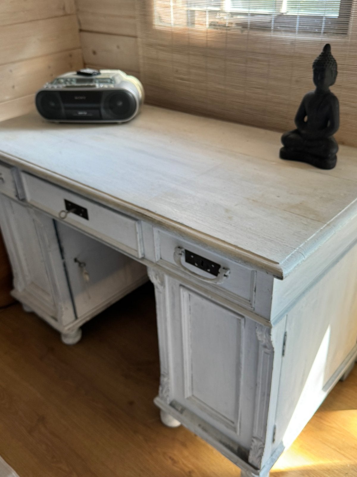 Bureau vintage brocante, Ophalen, Overige typen, Gebruikt, Hout