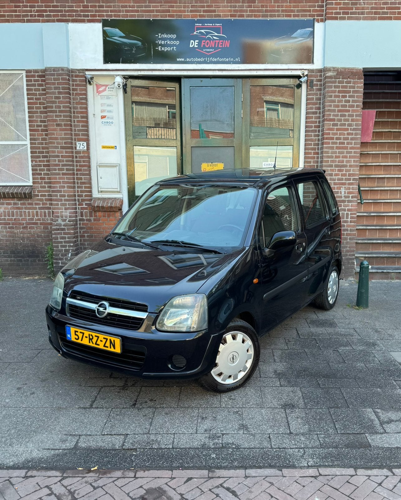 Opel Agila 1.2 16V Twinport 2005 Airco/APK/Boekjes, Auto's, Opel, Bedrijf, Agila, Airconditioning, Centrale vergrendeling, Elektrische ramen
