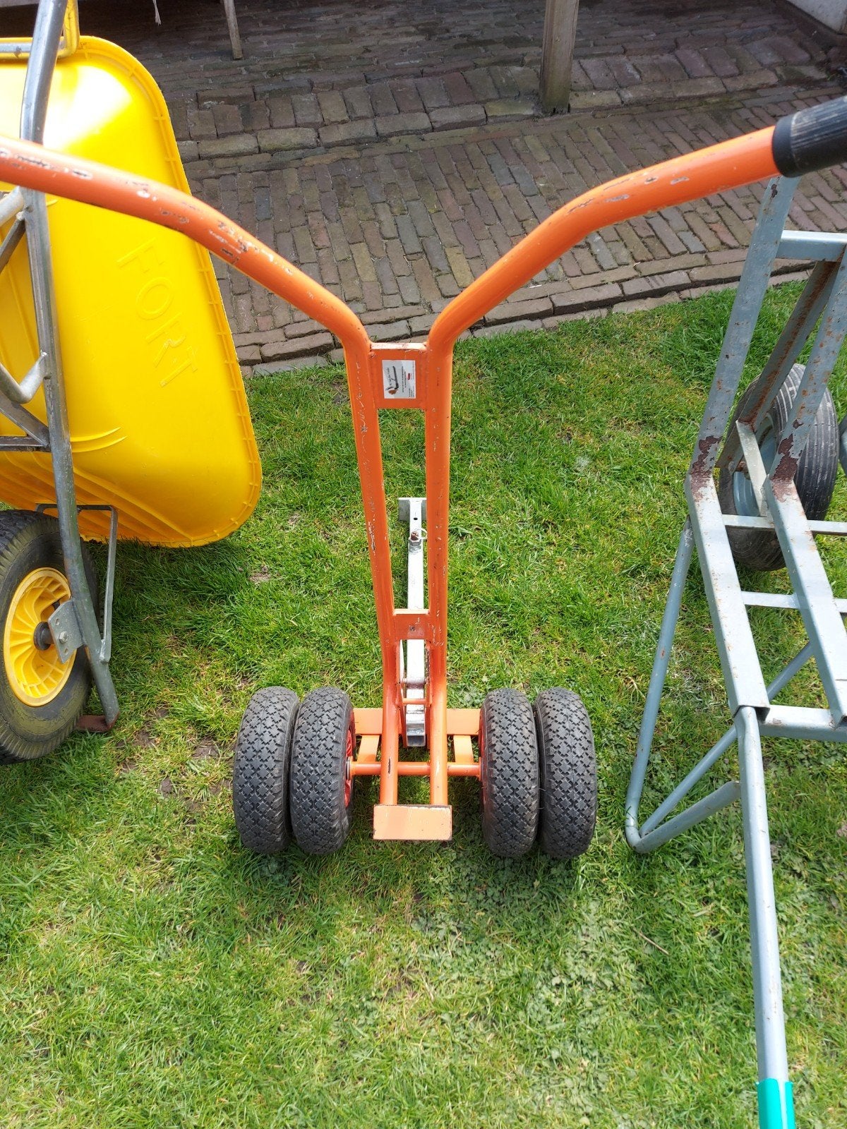 trilplaat te huur, Ophalen