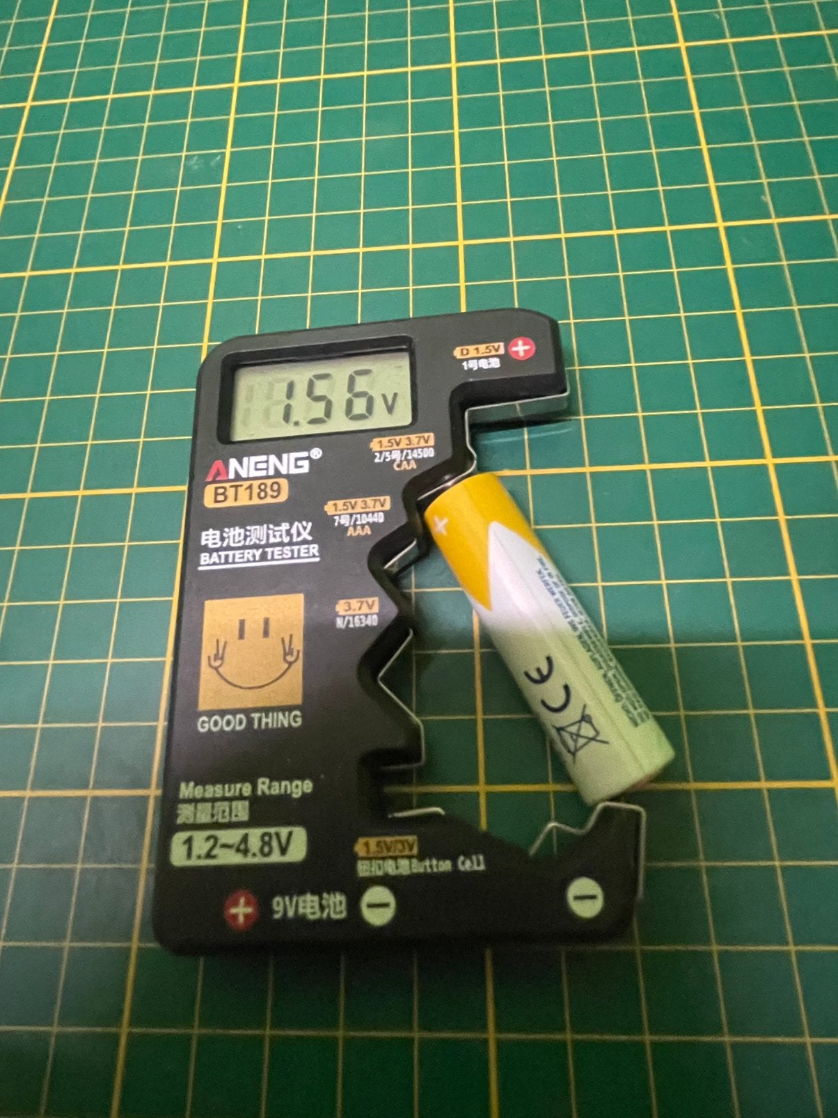 Batterij test apparaat, Verzenden, Zo goed als nieuw