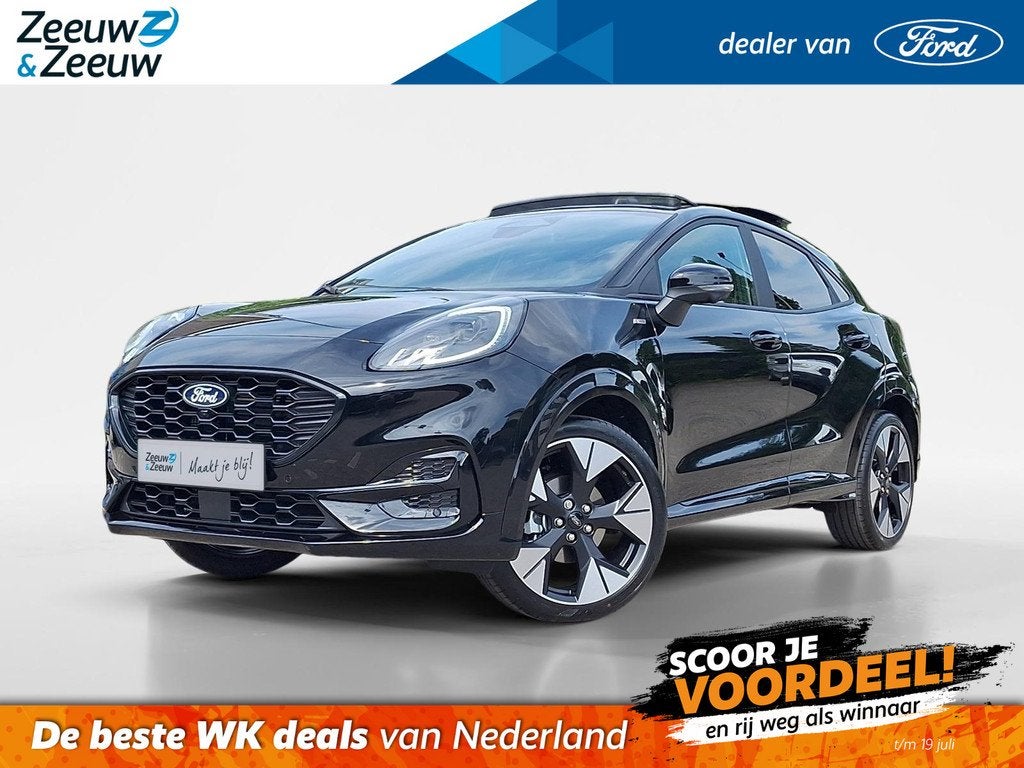 Ford Puma 1.0 EcoBoost Hybrid ST-Line X | Nieuw te bestellen, Auto's, Ford, 12 maanden, 125 pk, Puma, Euro 6