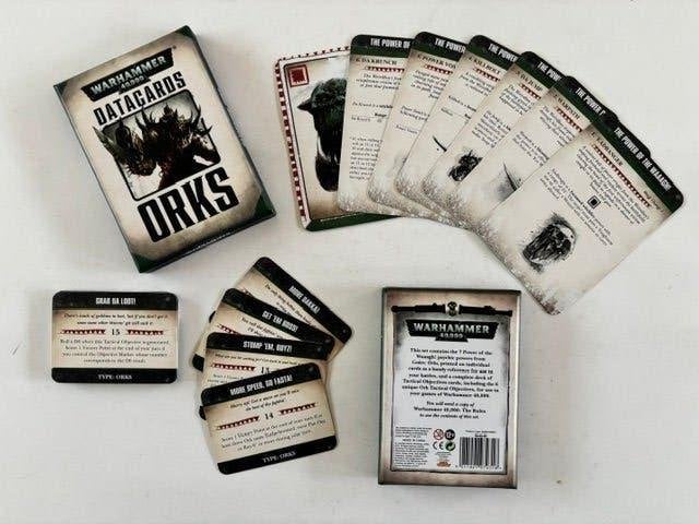Warhammer 40K Datacards Orks, Ophalen of Verzenden, Zo goed als nieuw, Warhammer
