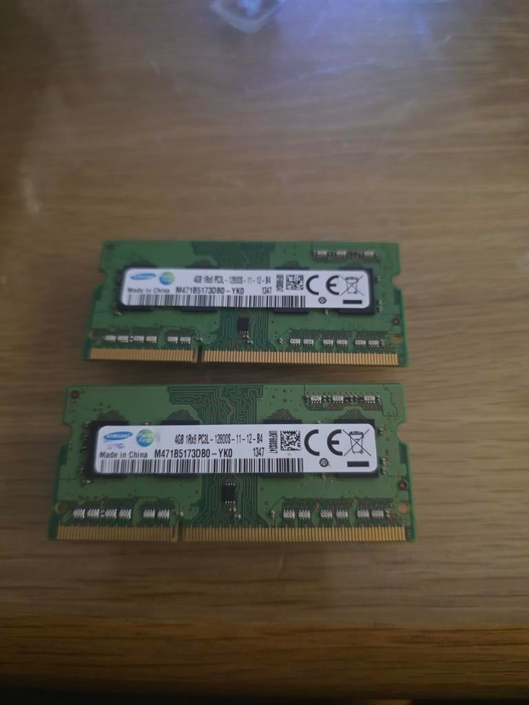 ram geheugen samsung 4GB DDR3  12800s 2x stuks, Ophalen of Verzenden, DDR3, Desktop