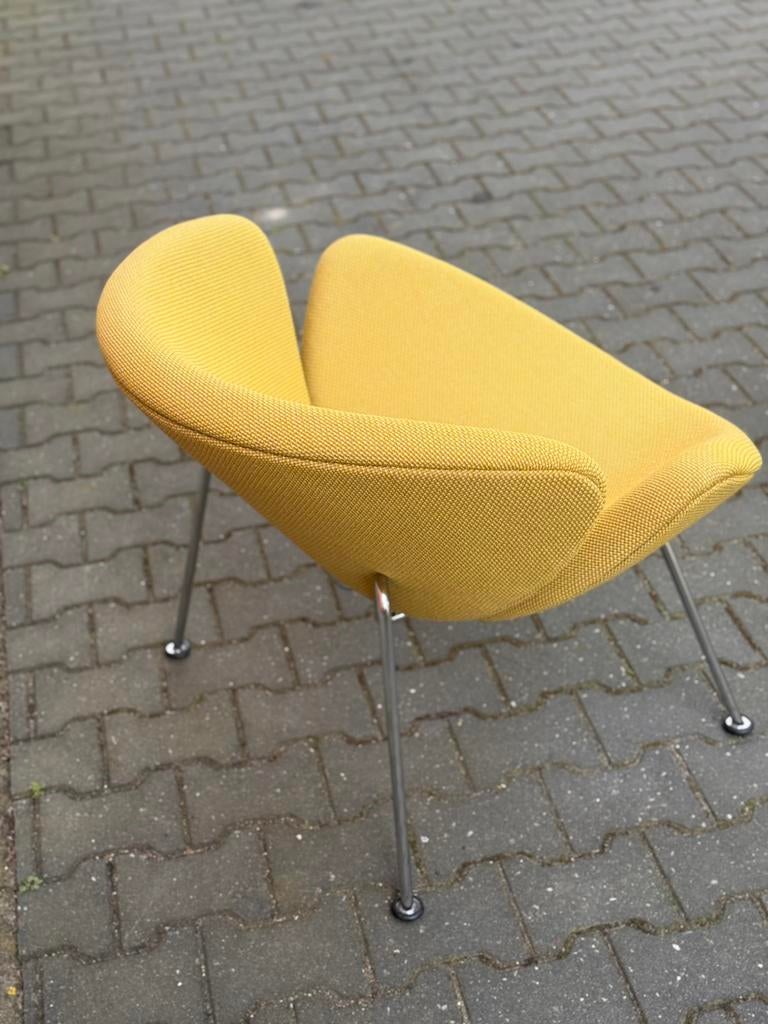 Artifort Orange Slice fauteuil F437 in nieuwstaat, Ophalen, Luxe design, 75 tot 100 cm, Zo goed als nieuw