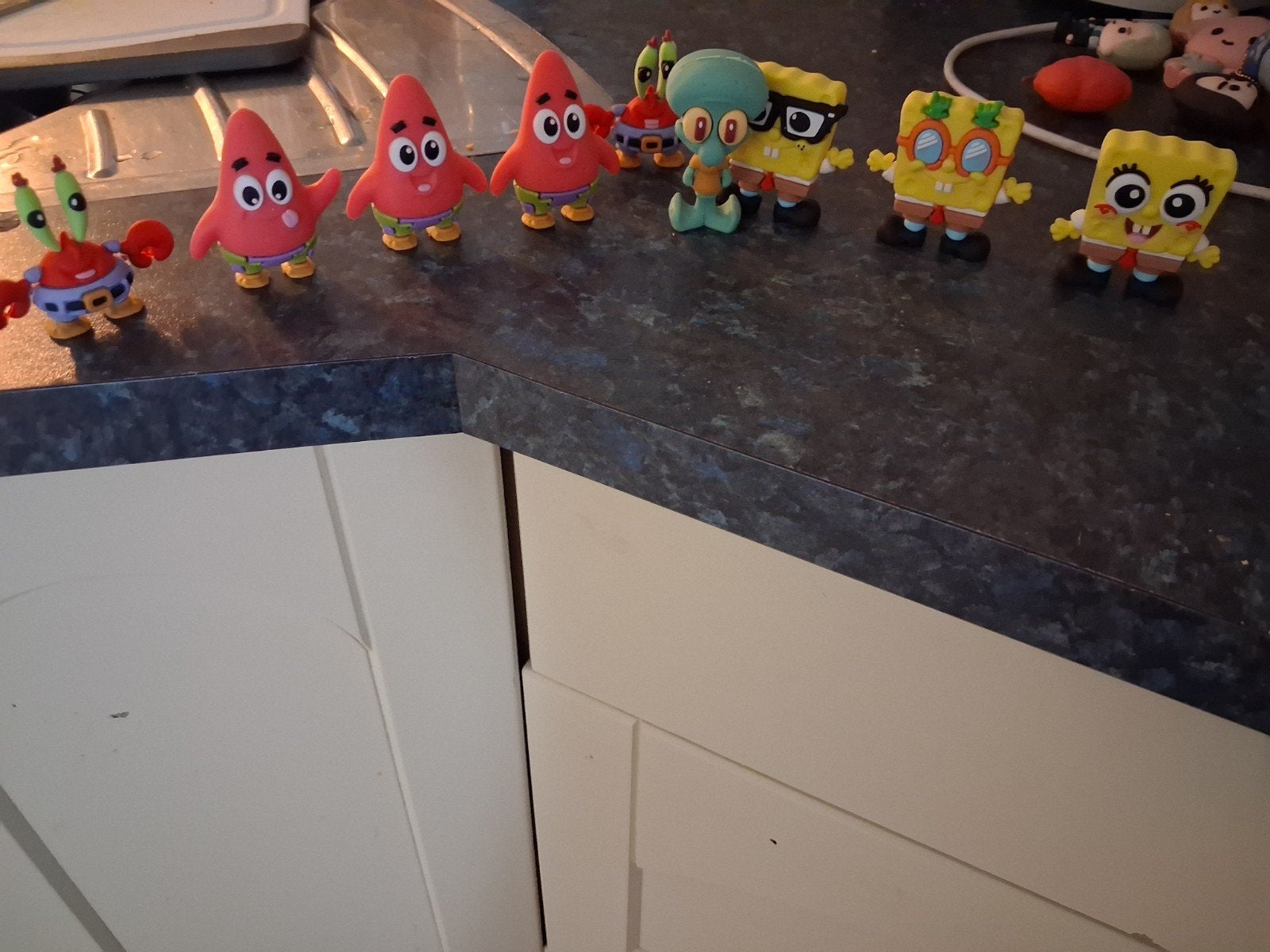 SpongeBob SquarePants en vrienden figuren set, Ophalen of Verzenden, Gebruikt