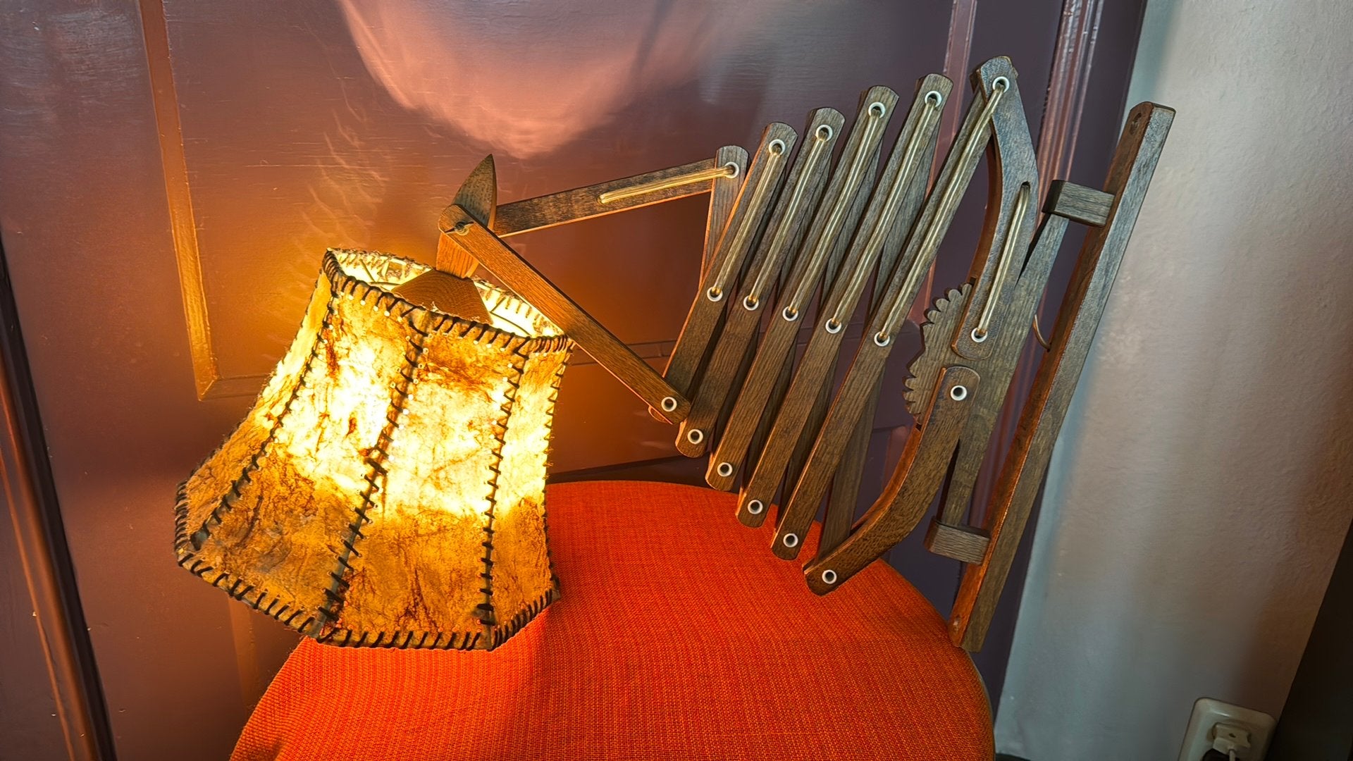 Wall Harmonica lamp by T.J. Zweers Dutch design schaarlamp, Ophalen of Verzenden