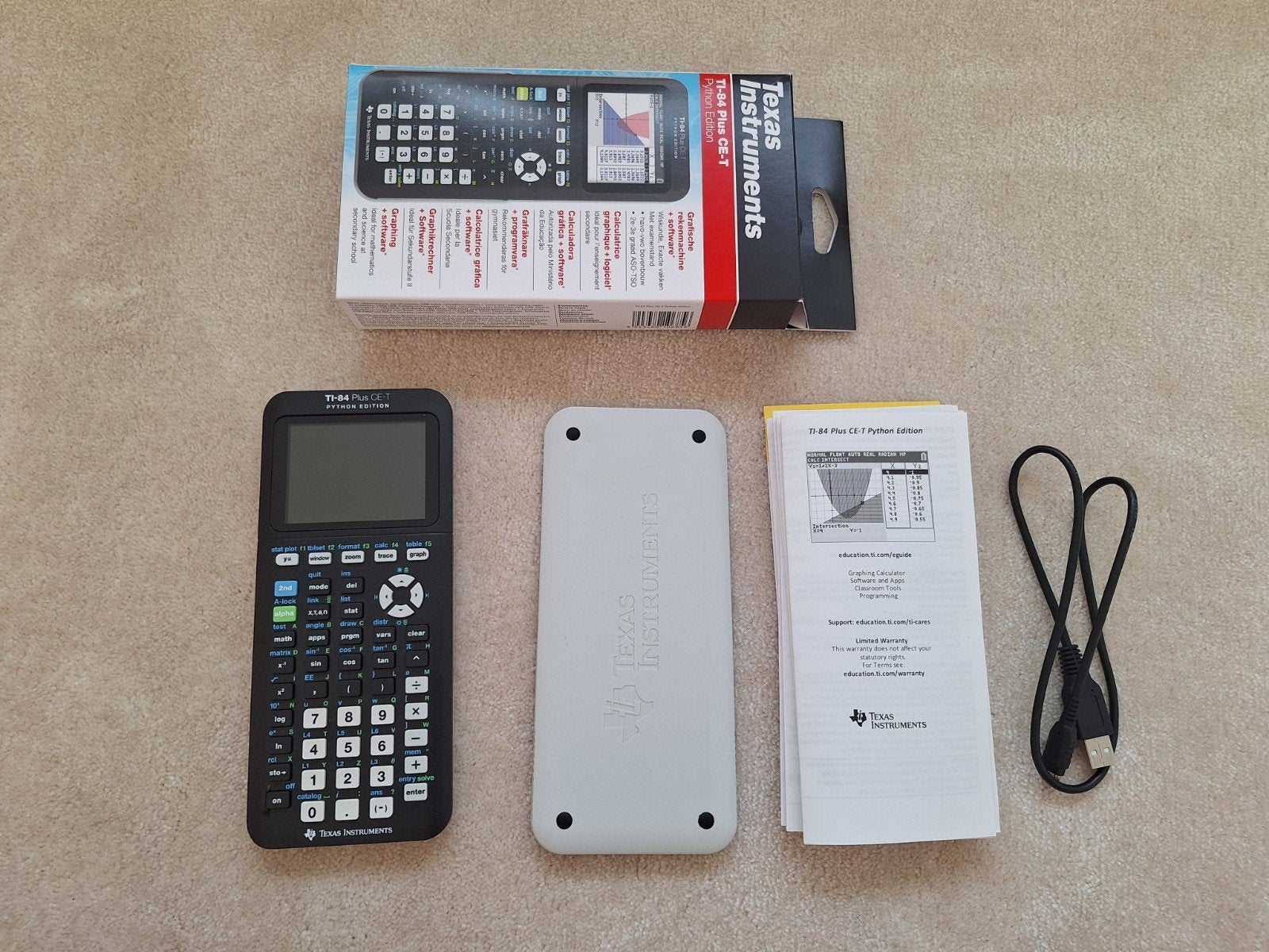 Rekenmachine TI-84 Plus CE-T, Ophalen