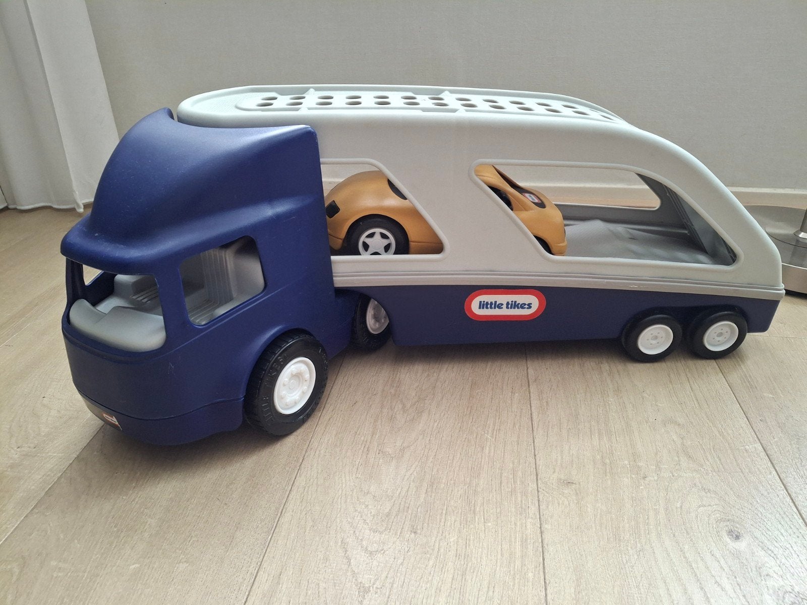 Little Tikes Speelgoed Auto Transporter met 2 Auto's, Ophalen, Gebruikt