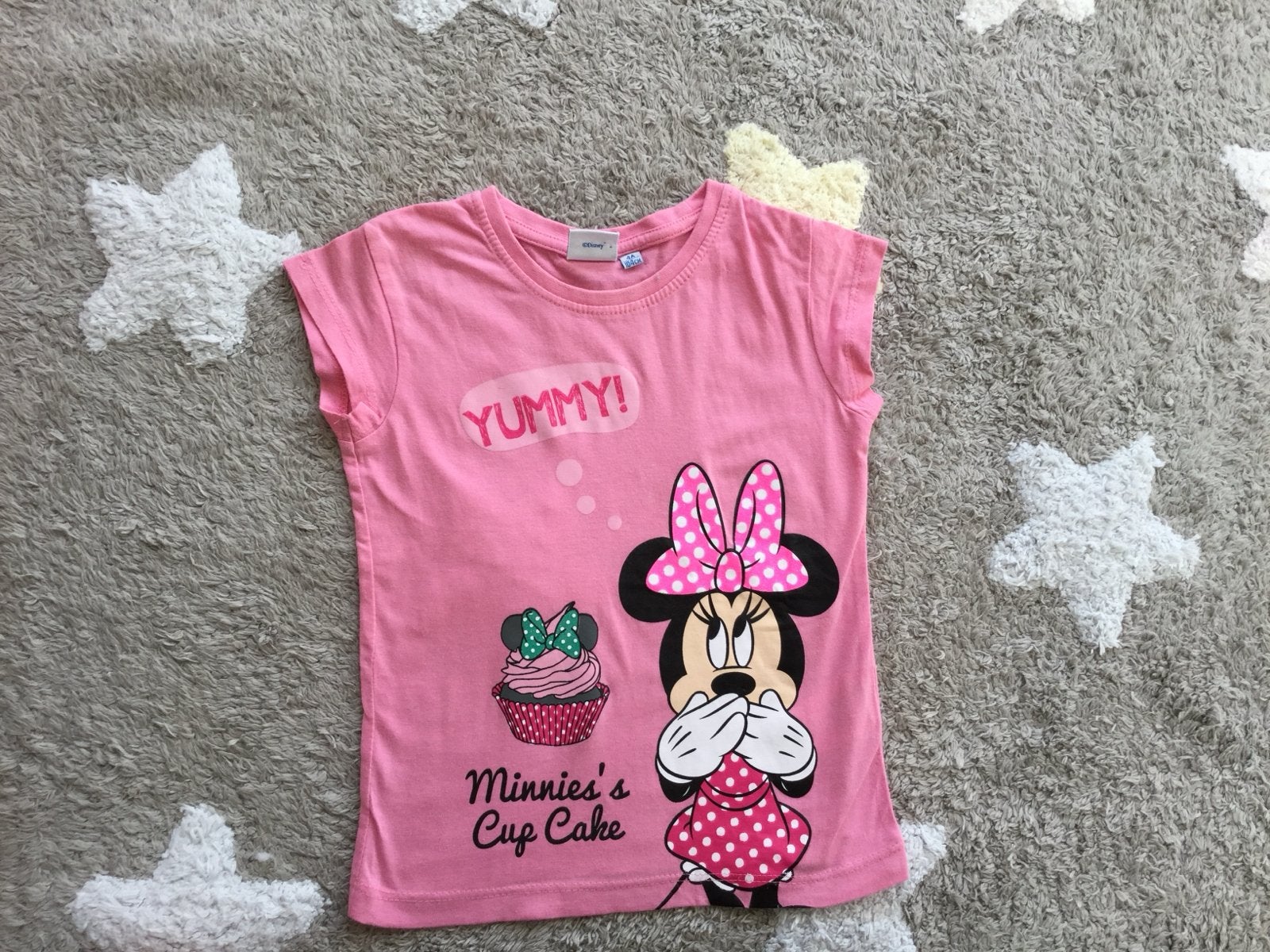 Roze Minnie Mouse T-shirt - Maat 104 Nieuwstaat, Kinderen en Baby's, Ophalen of Verzenden, Gebruikt, Meisje