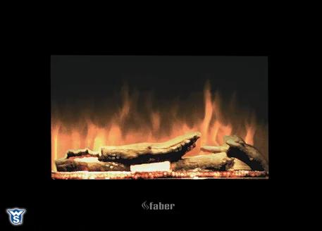 Faber elektrische haard, Huis en Inrichting, Haarden, Gebruikt, Elektrische haard, Ophalen