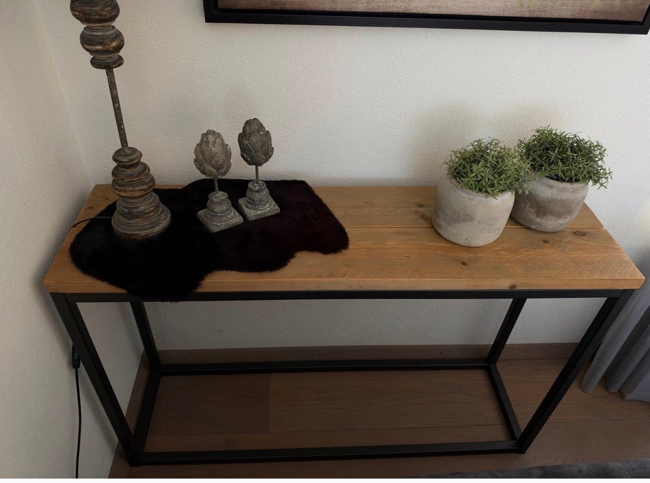 Industriële Houten Meubels, Ophalen, Gebruikt, 200 cm of meer, Rechthoekig