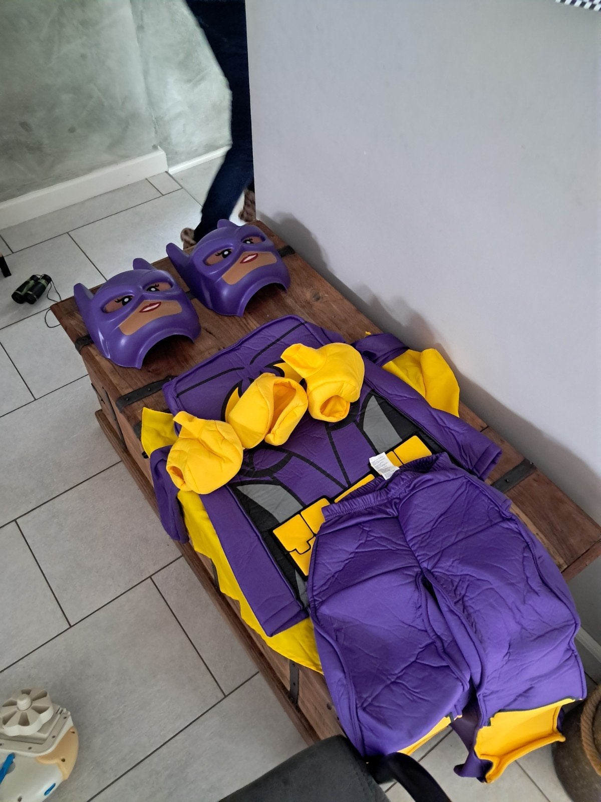 Lego Batman Movie Batgirl kostuum met 2 maskers, Ophalen