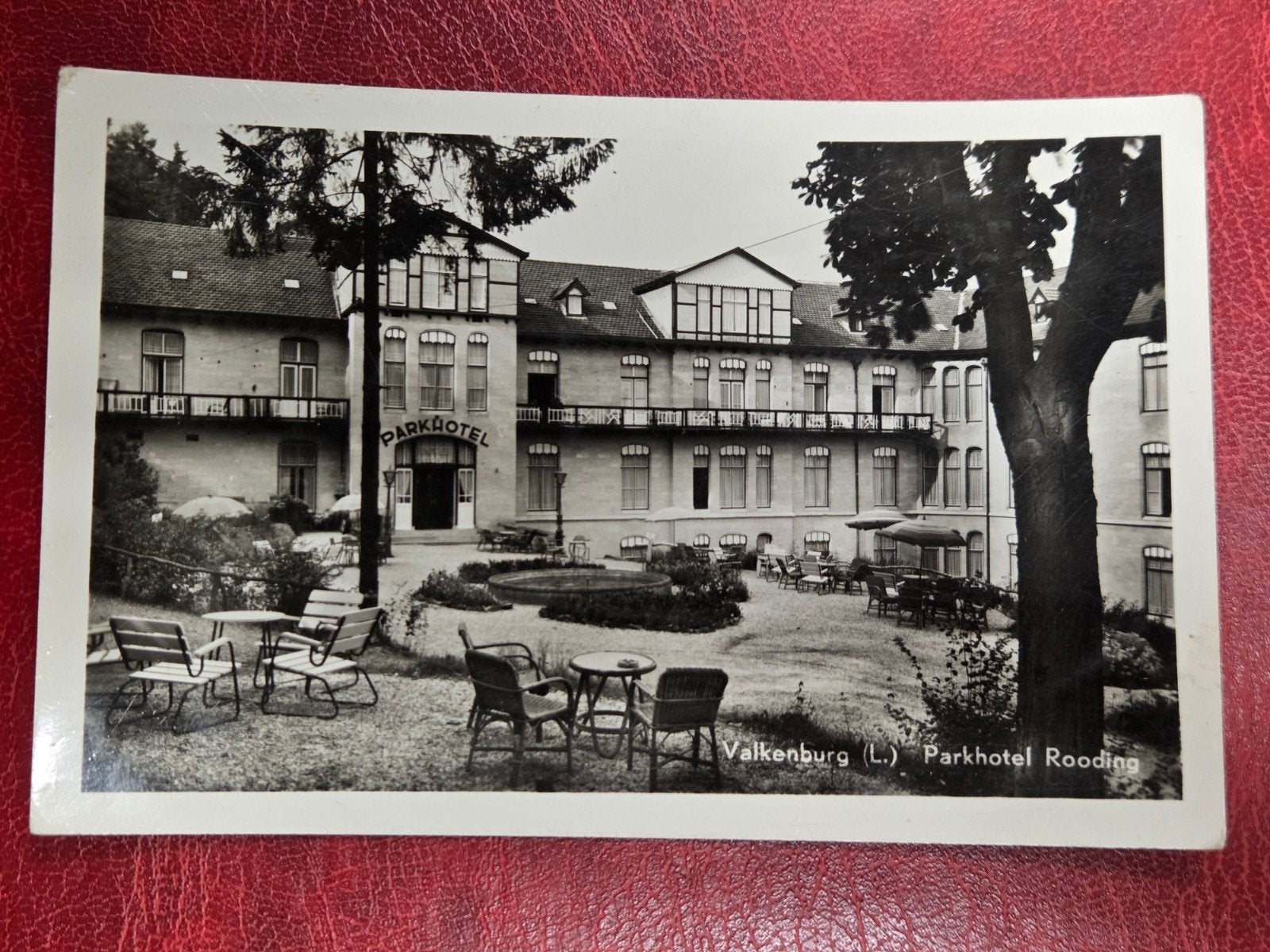 Valkenburg Parkhotel Rooding, Verzamelen, Ansichtkaarten | Nederland, Ophalen of Verzenden, 1940 tot 1960, Limburg