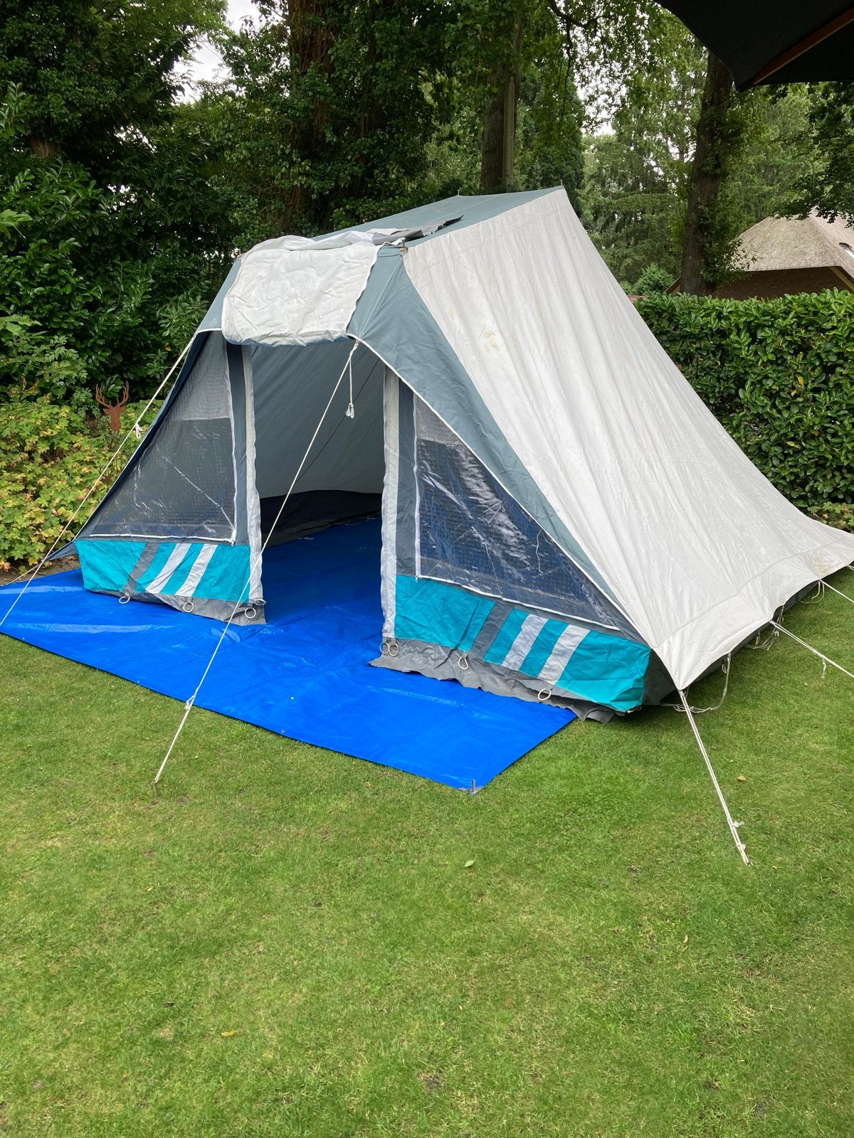 Pyramide 6 Comfort tent - Ruime en stevige gezinstent, Ophalen of Verzenden, Gebruikt, Tot en met 6