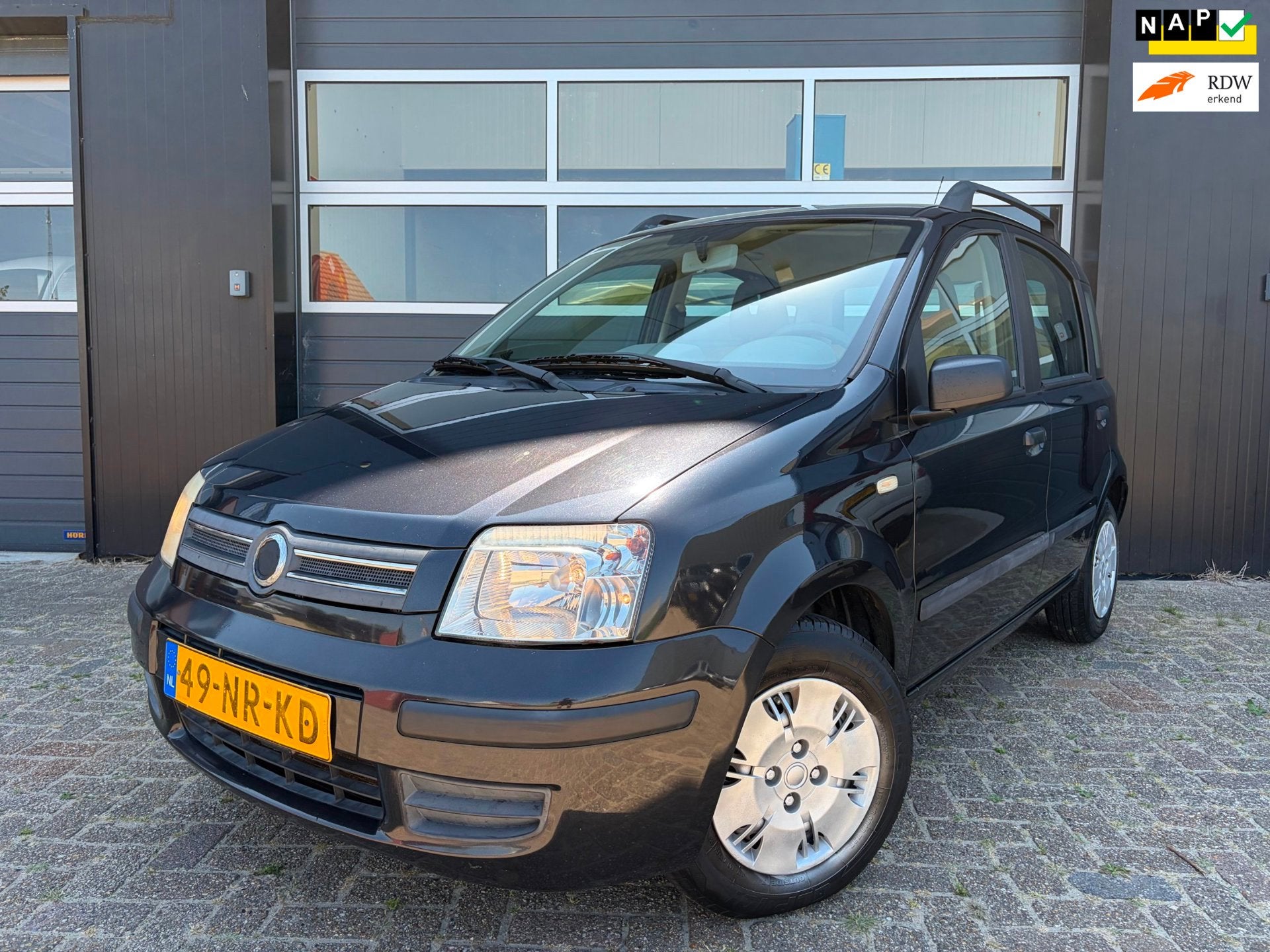 Fiat Panda 1.2 Dynamic|Nieuwe Koppeling|Nette auto!|, Voorwielaandrijving, Stof, Gebruikt, Zwart