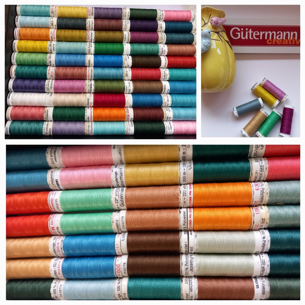 Pakket met 50 klossen gutermann naaigaren, Ophalen of Verzenden, Nieuw