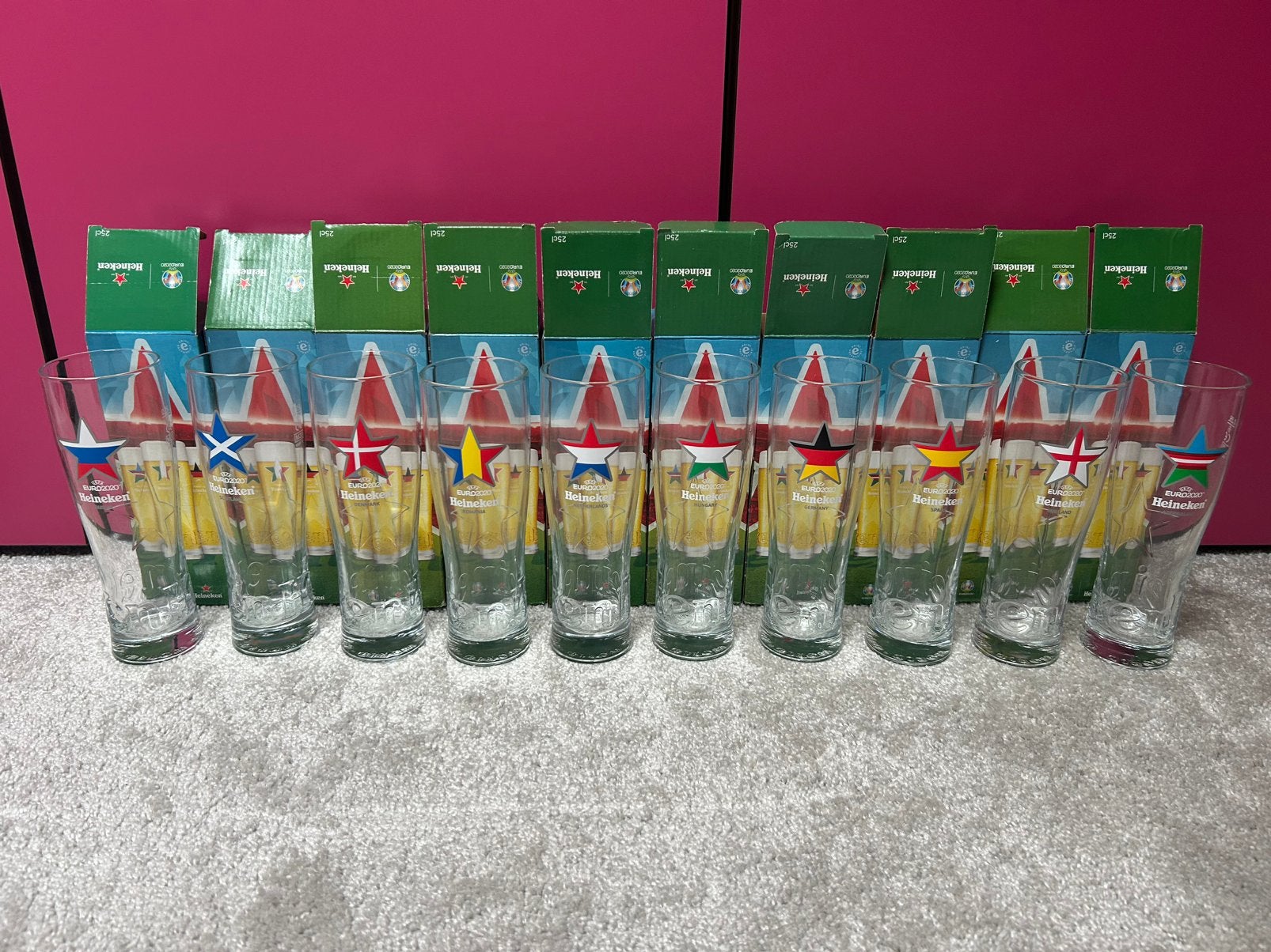 Heineken Euro 2020, Ophalen of Verzenden, Nieuw, Glas of Glazen, Heineken