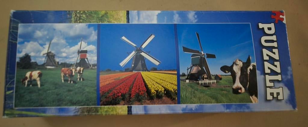 Panorama puzzel holland., Ophalen of Verzenden, 500 t/m 1500 stukjes, Gebruikt, Legpuzzel