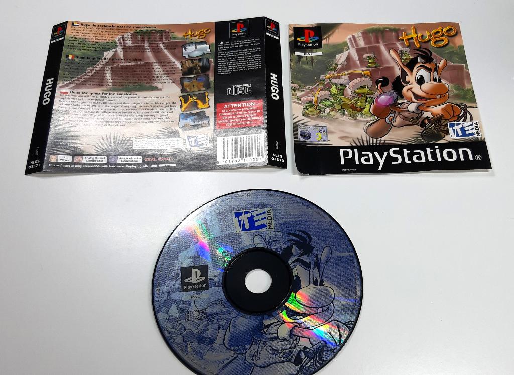 Hugo PlayStation 1 Ps1, Spelcomputers en Games, Games | Sony PlayStation 1, Avontuur en Actie, Gebruikt, Verzenden, 1 speler