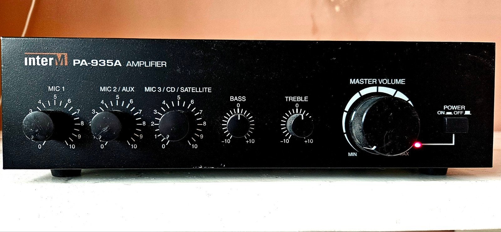 InterM PA-935A Versterker, Overige merken, Gebruikt, Ophalen of Verzenden, Minder dan 60 watt