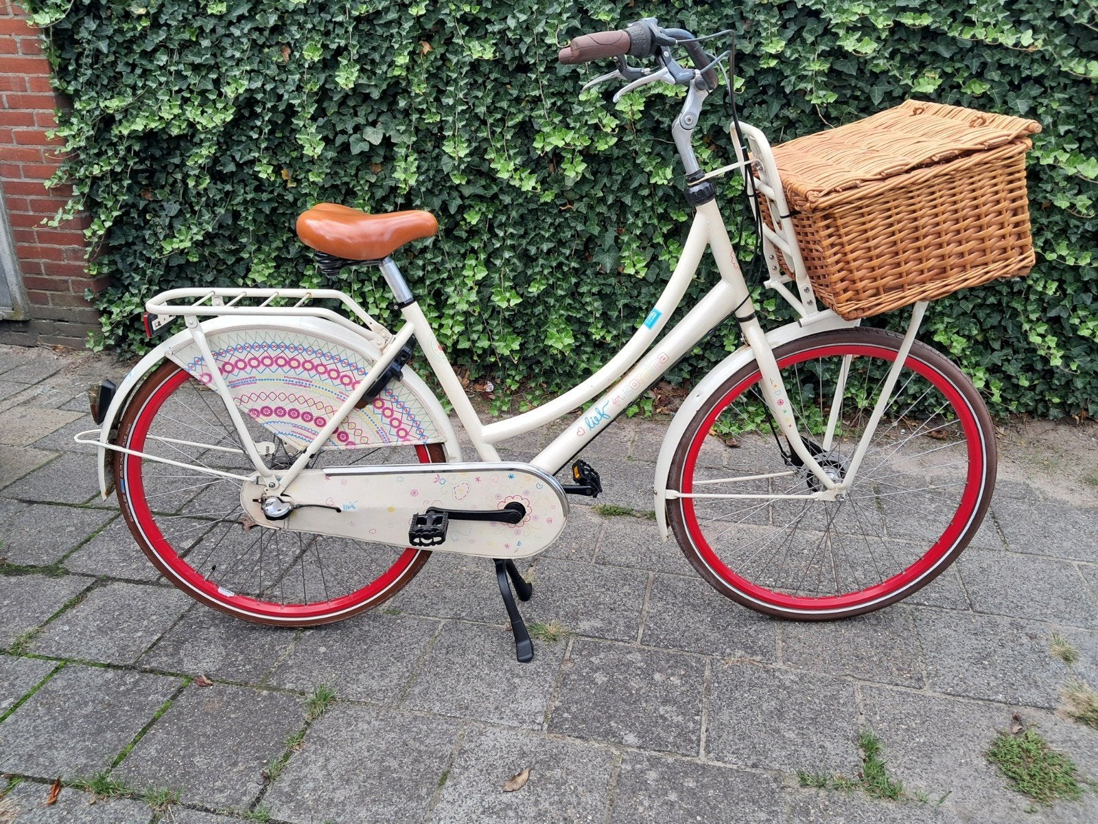 Z.g.o.h ; Transportfiets , Cortina, Lief, For met rietenmand, Fietsen en Brommers, Fietsen | Dames | Damesfietsen, Gebruikt, Versnellingen