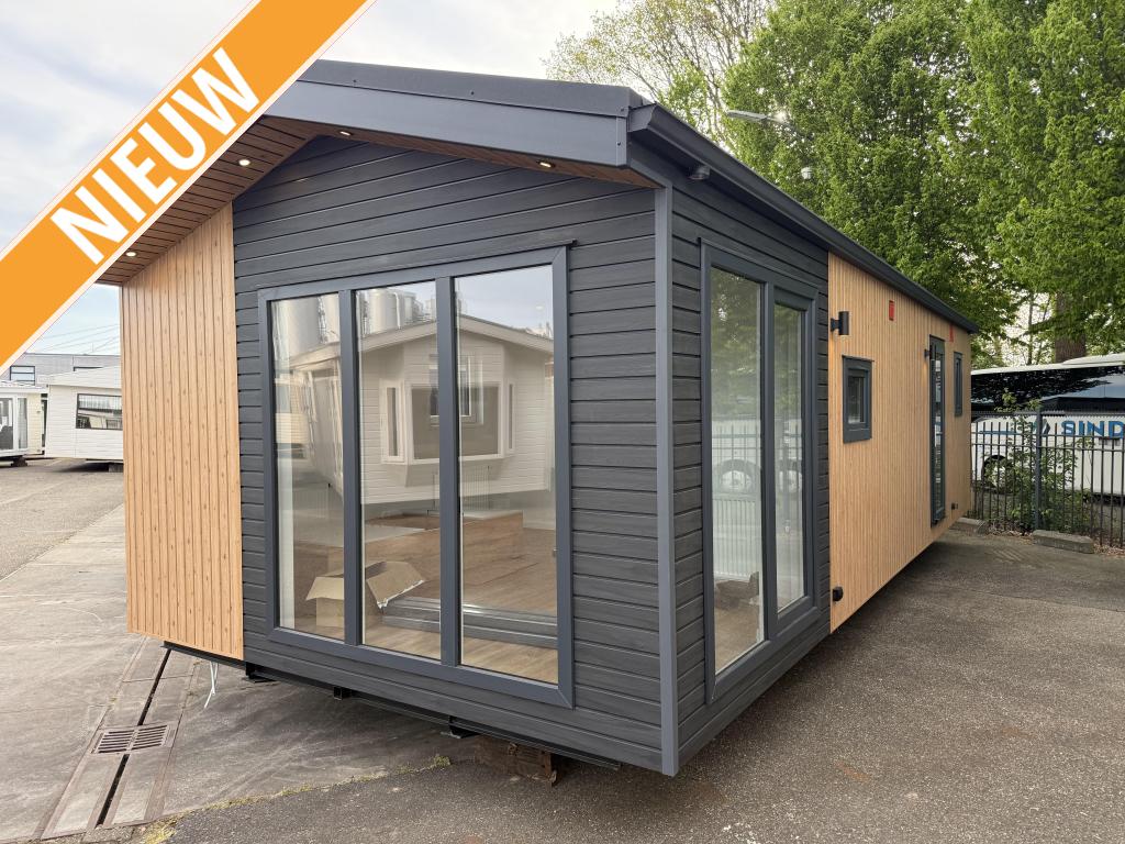 Overson Lodge 10.10 x 4.30 m 2 Slp Winterhard CV, Caravans en Kamperen, Stacaravans, Niet ingevuld, Niet ingevuld, Niet ingevuld