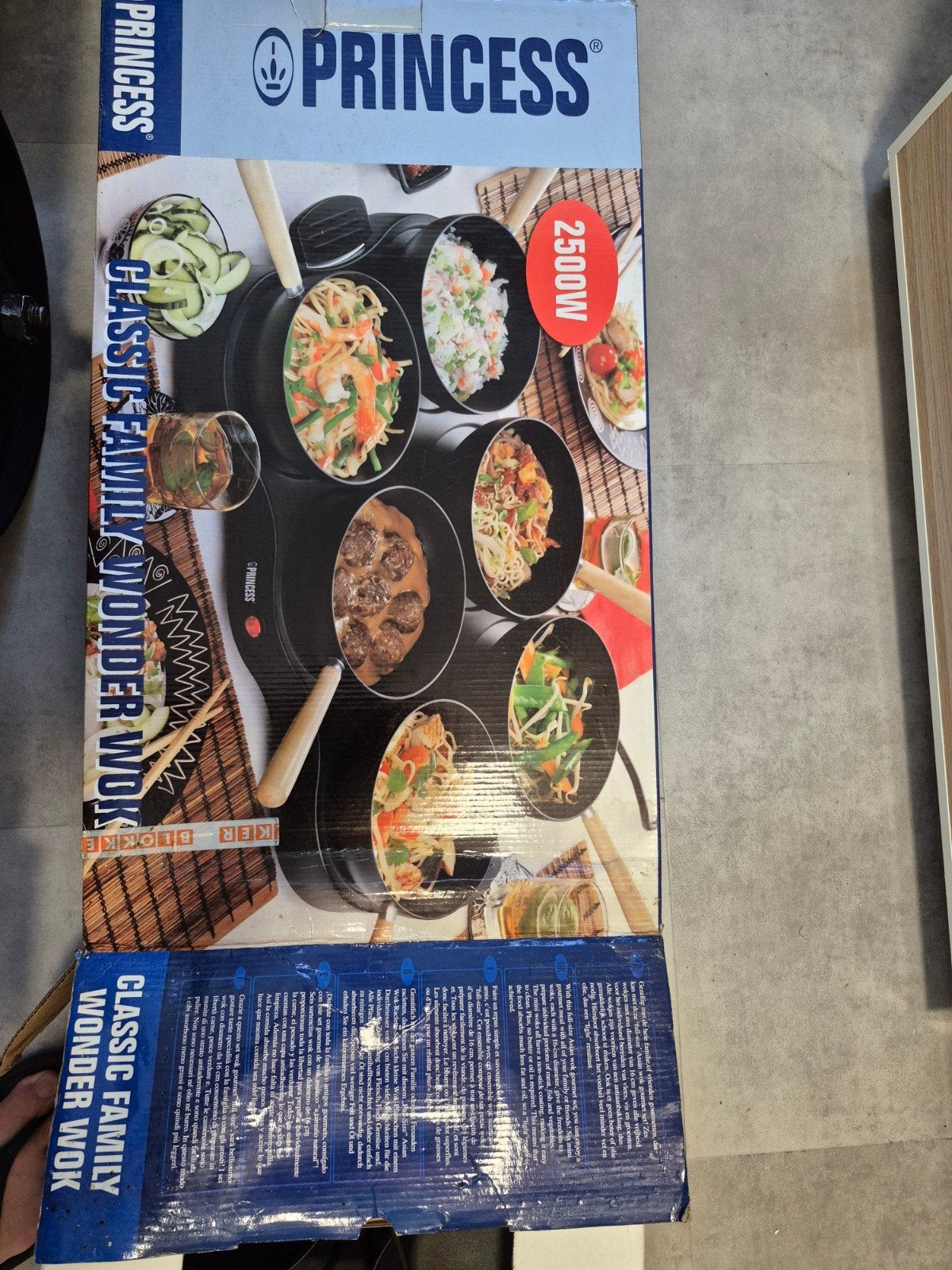 Princess Classic Family Wonder Wok - 2500W, Ophalen, Gebruikt