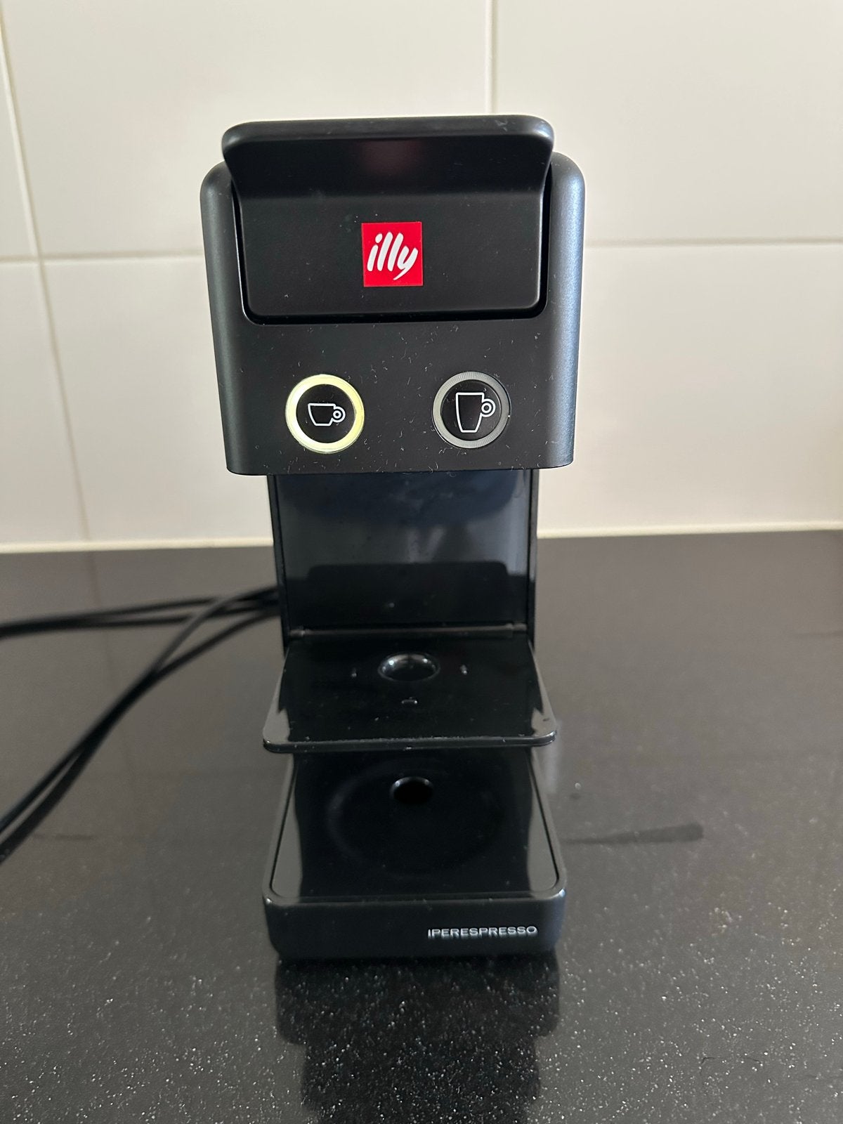 Illy Iperespressso koffiezetapparaat - Zwart, Ophalen, Gebruikt, Espresso apparaat, 1 kopje