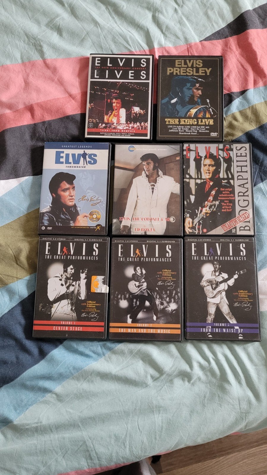 Elvis Presley dvd collectie docu, Alle leeftijden, Ophalen of Verzenden, Zo goed als nieuw, Komedie