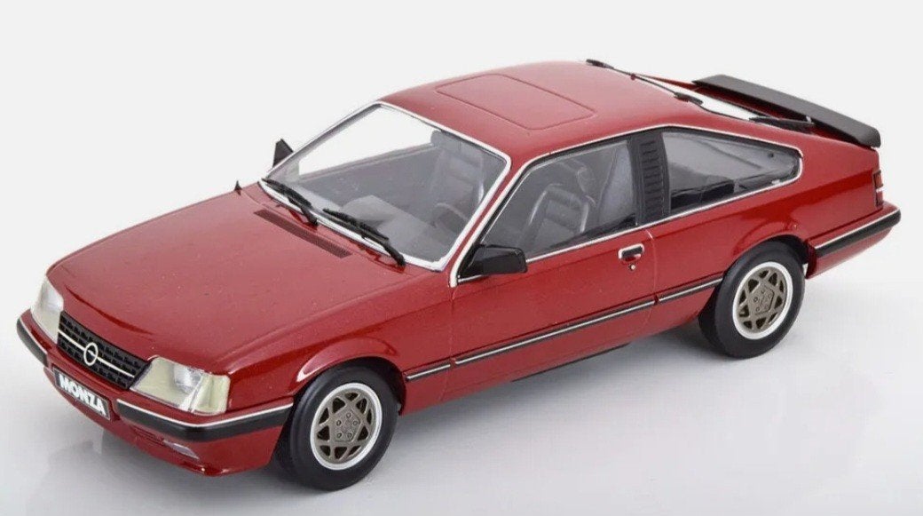 1:18 Opel Monza 3.0 E uit 1982 Rood Norev 1.000 stuks!, Ophalen of Verzenden, Nieuw, Auto, Norev