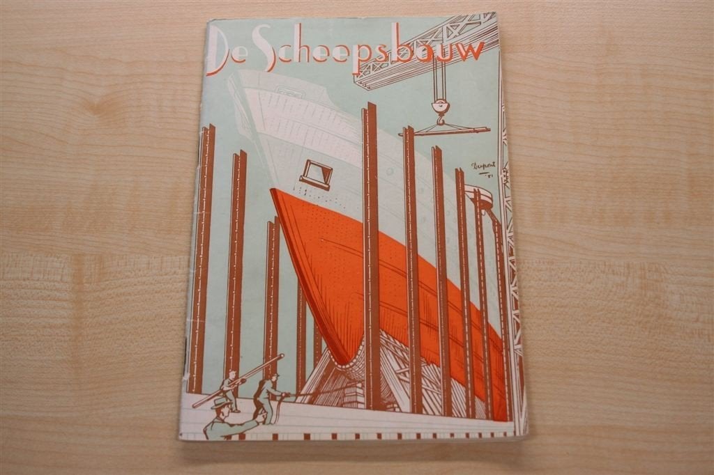 De scheepsbouw [1956] — St. Onderwijstentoonstellingen, Gebruikt, N.v.t., Ophalen of Verzenden, N.v.t.