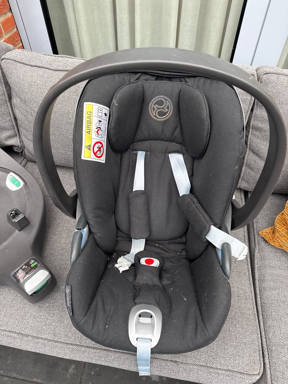 Cybex Cloud Z i-Size autostoel met Base Z One, Gebruikt, Verstelbare rugleuning, Isofix, 0 t/m 13 kg