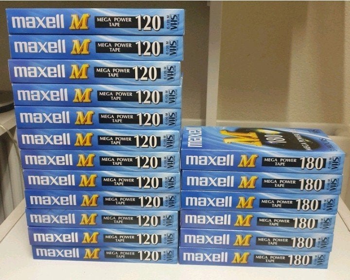 Maxell videobanden E120m en E180m 18 stuks 1 koop, Cd's en Dvd's, Ophalen of Verzenden